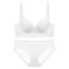 Lencería sin espalda en forma de U estilo francés, brasier de encaje sexy delgado, conjunto de brasier minimizador anti-flacidez para busto grande
