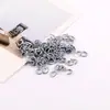Accesorios para Joyería DIY 1.2*8mm Metal Pintura de Colores Anillo de Conexión de Círculo Único con Material Hecho a Mano Anillo Abierto