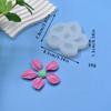 Raspador Flor Gesang Flor Tulipán Hoja Modelado Molde de Silicona Horneado DIY Molde para Pastel