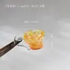 Material Importado Vidro Pequena Taça Pingente Colar de Prata 925 Joias de Vidro Alto Padrão Luxo Leve Nicho Presente