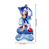 Globo de Papel de Aluminio de Sonic con Forma de Dibujo Animado Globo de Película de Aluminio Venta al por Mayor Globo para Decoración de Fiesta de Cumpleaños
