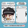Luz y noche anime tarjetero periférico tarjeta de comida de campus tarjeta de estudiante tarjeta de metro autobús transferencia de jardín de niños tarjetero anti-pérdida