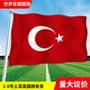Bandera de Turquía en todo el mundo, Asia, Europa, África, América y Oceanía, banderas coloridas, banderas de cuerda, banderas para ondear a mano en stock cada una