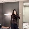 Camiseta Interior de Invierno de una Pieza sin Costuras con Cuello Medio Alto Suave y Ceroso para Mujer Nuevo Suéter Ajustado de Lana Tejida con Cuello Medio Elegante