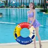 Flotador Inflable de Natación Estilo Marino Transfronterizo con Asa, Flotador Ancla Engrosado para Adultos, Juguete Acuático de Playa para el Verano