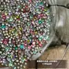 Broca de Unha Bao Shi Osha Hua Zi com Strass 1:1 Seção 33 Ponta Redonda Fundo de Vidro K9 Joia Diamante