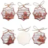 Navidad Transfronteriza Tridimensional de Madera Imán Magnético para Refrigerador Adornos Colgantes de Madera de Ambiente Festivo Colgantes para Decoración de Árbol de Navidad