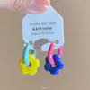 Pendientes de Flores Coloridas 2026 Nuevo Diseño Estilo Largo Pendientes Elegantes Lindos Dulces Colgantes para Orejas Accesorios para Orejas de Verano en la Playa