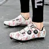 Nuevos Zapatos de Ciclismo de Suela Dura Zapatos Profesionales para Ciclismo de Carretera Zapatos con Traba para Ciclismo Equipo de Ciclismo Zapatos Casuales