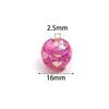 Contas Redondas de 16mm Novas Lantejoulas de Resina Ecológicas Contas Redondas Acessórios de Lantejoulas e Strass DIY Feito à Mão Colar Enfeite para Pendurar no Carro