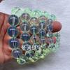 Pulseira de Âmbar Azul Mexicano Otimizada Âmbar Âmbar Azul Gelo Alto Pulseira Azul Céu Homens e Mulheres Contas Redondas Joias Manuais de Cera de Abelha