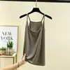 Camisola sexy de modal para mulheres, gola redonda, peça íntima de verão, justa ao corpo, fina, top casual para usar por cima