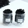 Goma para el pelo de niño No daña la cabeza del bebé, Diadema de alta elasticidad duradera para niñas, Goma para el pelo negra simple