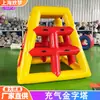 Accesorios Inflables de Aire Moldeado Túnel Arcoíris Puente Arcoíris Triángulo Estructura de Escalada Pirámide Cuerpo Juego Inteligente Padre-Hijo Entrenamiento