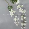 Flor de simulação galho longo jasmim de pesca tecido de seda jasmim decoração de auditório de casamento paisagismo fábrica atacado comércio exterior