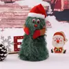 Papai Noel Escalador de Contas Musicais Escada de Paraquedas Decoração de Janela de Natal Pingente Presente