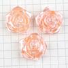 Flor Rosa ABS Perla Imitación Flor DIY Casero Crema Pegamento Material para Funda de Teléfono Bolsa DIY Adorno para Cabeza Accesorios para el Cabello