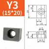 Bloque de Carril de Guía Lineal Bloque de Fijación de Carril para Máquina-Herramienta Placa de Presión Pórtico k3y4y5t1t2t3 Tipo Bloque de Cuña