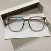 Nuevas Gafas de Montura Negra Lisas y de Moda que Realzan el Tono de Piel y Hacen que el Rostro Parezca Más Delgado, Aptas para Lentes Graduados, Modernas para el Trayecto Diario de Estudiantes
