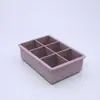 Forma de Gelo Redonda com 15 Cavidades e 6 Bolas com Design de Caveira, Forma de Gelo com 8 Cavidades e Tampa, Bandeja de Gelo Alimentícia Diamante Rosa