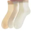 Calcetines de seda sin costuras de verano para mujer, calcetines transpirables y absorbentes de sudor hasta la pantorrilla, ligeros y transpirables, modelo 2026, venta al por mayor desde Zhuzji