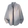 Camisa de Manga Larga Casual de Negocios Rayada de Algodón-Poliéster de Venta Caliente Transfronteriza Primavera y Otoño Chaqueta de Calidad para Hombre Camisa Aliexpress