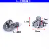 Adaptador de tornillo de conversión para trípode de cámara SLR, adaptador de tuerca de 1/4 a 3/8 para accesorios de gimbal y soporte para teléfono