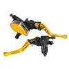 Bomba de Freno Modificada para Motocicleta Todoterreno Bomba Superior de Freno de Disco CNC 7/8 22mm Hoja de Arce Manillar de Embrague Ajustable