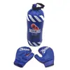 Saco de arena colgante interior para niños, traje de boxeo interactivo padre-hijo, juguete, bolsa de arena con cinta colgante, guante de boxeo