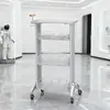 Nuevo Carrito de Aleación de Aluminio para Salón de Peluquería Gabinete de Herramientas para Barbería Estante de Almacenamiento
