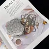 Mini Bolsa Pequena de Acrílico para Mulheres 2025 Nova Moda Europeia e Americana Estilo Lantejoula Versátil Bolsa de Corrente de Ombro Único para Batom