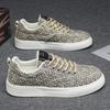 Zapatos de Lona para Hombre, Caña Baja, Nuevo Modelo Invierno 2025, Tenis Estampados de Nicho de Caña Baja, Zapatos Deportivos Casuales Gruesos de Moda para Hombre