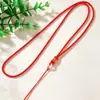 Colar Longo Corda Imitação de Jade Fivela Ping An Anel Nó de Abacaxi Corrente de Lã Cordão Pingente Tecido Acessórios de Corda Produtos Semi-acabados