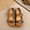 Zapatos Mary Jane 2026 para mujer, diseño retro francés de gamuza de nicho, estilo suave de corte bajo, nuevos zapatos de noche de otoño e invierno