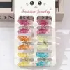 Pinza Pequeña de Mariposa Hueca Paquete de 6 tamaño pequeño Pinza para el Cabello Color Pinza para Flequillo Pinza para el Cabello Accesorios para la Cabeza de Mujer Accesorios para el Cabello Transfronterizos