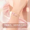 Pulsera Adorable de Pata de Gato Dulce para Mujer, Lujo Ligero, Adorable, Juvenil, Joyería de Cuentas Redondas, Regalo para Estudiantes, Novias, Mejores Amigas, Regalo de Cumpleaños