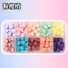 Comércio Exterior Fábrica de Fogo Selo de Tinta Cera Cápsulas Embaladas Octogonal Cor Macaron 24 Grades Transfronteiriço Fogo Tinta Cera Cápsulas Atacado