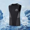 Playera sin mangas de seda de hielo de secado rápido para hombre, verano, holgada, chaleco para hombre, para correr, deportes, gordo, plus, gordo