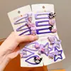 Pinza BB para Niñas Pinza para el Cabello de Estrella de Cinco Puntas Tocado 2025 Nueva Pinza Pinza para Flequillo de Cabello Roto de Bebé Pinza para el Cabello de la Frente de Niños