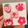 Artefacto de Acabado para el Cabello con Velcro Infantil Pegatina Mágica de Dibujos Animados para Bebé Pegatina para Niña Pequeña Pegatina para Flequillo de Niña Pequeña Tarjeta para el Cabello