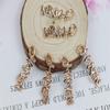 Accesorios de Resina con Letras Inglesas Transfronterizos Tocado de Estilo Coreano diy Hecho a Mano Accesorios para el Cabello Dorados de Dibujos Animados Accesorios para Niños