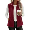 Amazon Transfronterizo Europa y América Otoño/Invierno 2026 Chaleco de Forro Polar para Mujer Chaqueta sin Mangas Cuello Alto Sherpa Fleece