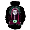 Sudadera con capucha 3D Serie Llorar Noche de Navidad Animación Transfronteriza cosplay Animación 3D Impresa Jersey Suéter de Hombre