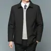 Ropa para Hombres de Mediana Edad y Mayores al por Mayor, Chaquetas Ejecutivas de Solapa para Primavera y Otoño, Ropa de Abrigo para Hombre, Chaquetas Casuales de Moda Estilo Papá, Ropa de Negocios