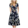 Vestido de Mujer de Longitud Media para Primavera y Otoño 2024 Falda Estampada Amazon Vestido de Playa Aliexpress Venta al por Mayor