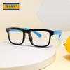 2026 Nuevo Modelo Gafas de Silicona para Niños y Niñas, Aptas para Lentes de Graduación, Gafas Cuadradas Infantiles sin Graduación, Venta Directa del Fabricante P8380