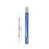 Herramientas para uñas acero inoxidable cristal tallado stick de relieve stick mezclador pegamento de fototerapia removedor stick multifuncional para mezclar colores