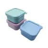 Bolsa de Silicona de Grado Alimenticio Personalizada para Conservación de Frutas Película para Mantener Fresco Caja para Mantener Fresco Fiambrera Plegable Vajilla Caja Bento Tazón para Comida y Palillos