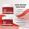 Mascarilla para el Cabello Transfronteriza Repara la Sequedad, Hidrata, Suaviza, Para Cabello Teñido, Dañado, Encrespado y Liso, Acondicionador, Restaura la Corrección de Proteína Ácida