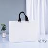Bolsa Tote de TNT com Logo Impresso, Sacola Tridimensional para Compras de Roupas, Bolsa de TNT para Embalagem, Grande Capacidade para Roupas